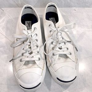 Vintage Jack Percell | Converse white tennis shoes mens 7.5 womens 9